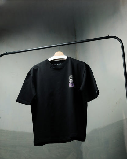 Panda Black Oversized T-shirt
