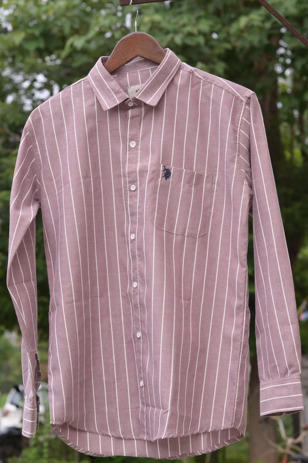 RED STRIPES SHIRT