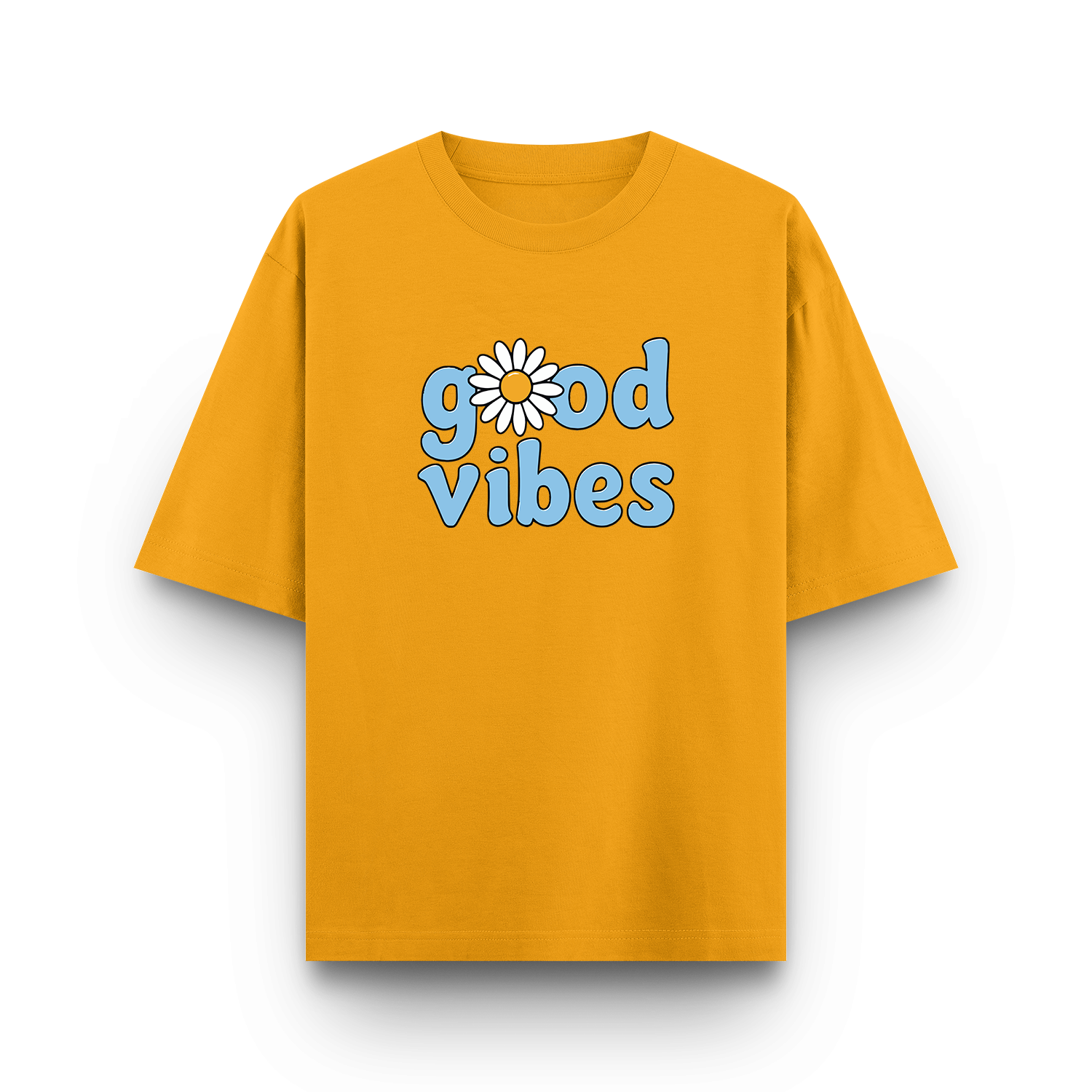 GOOD VIBES OVERSIZED T-SHIRT – PREMIUM COTTON