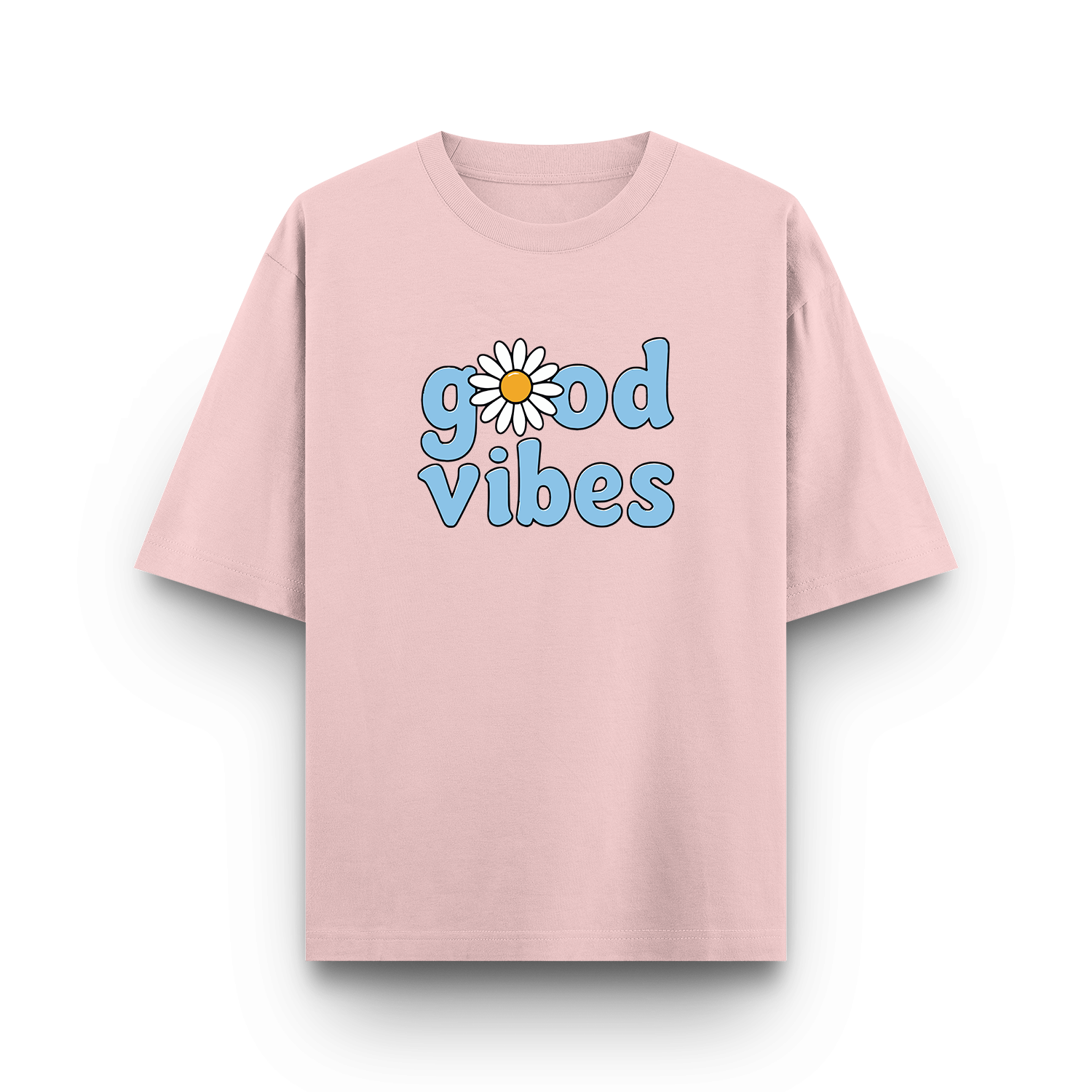 GOOD VIBES OVERSIZED T-SHIRT – PREMIUM COTTON