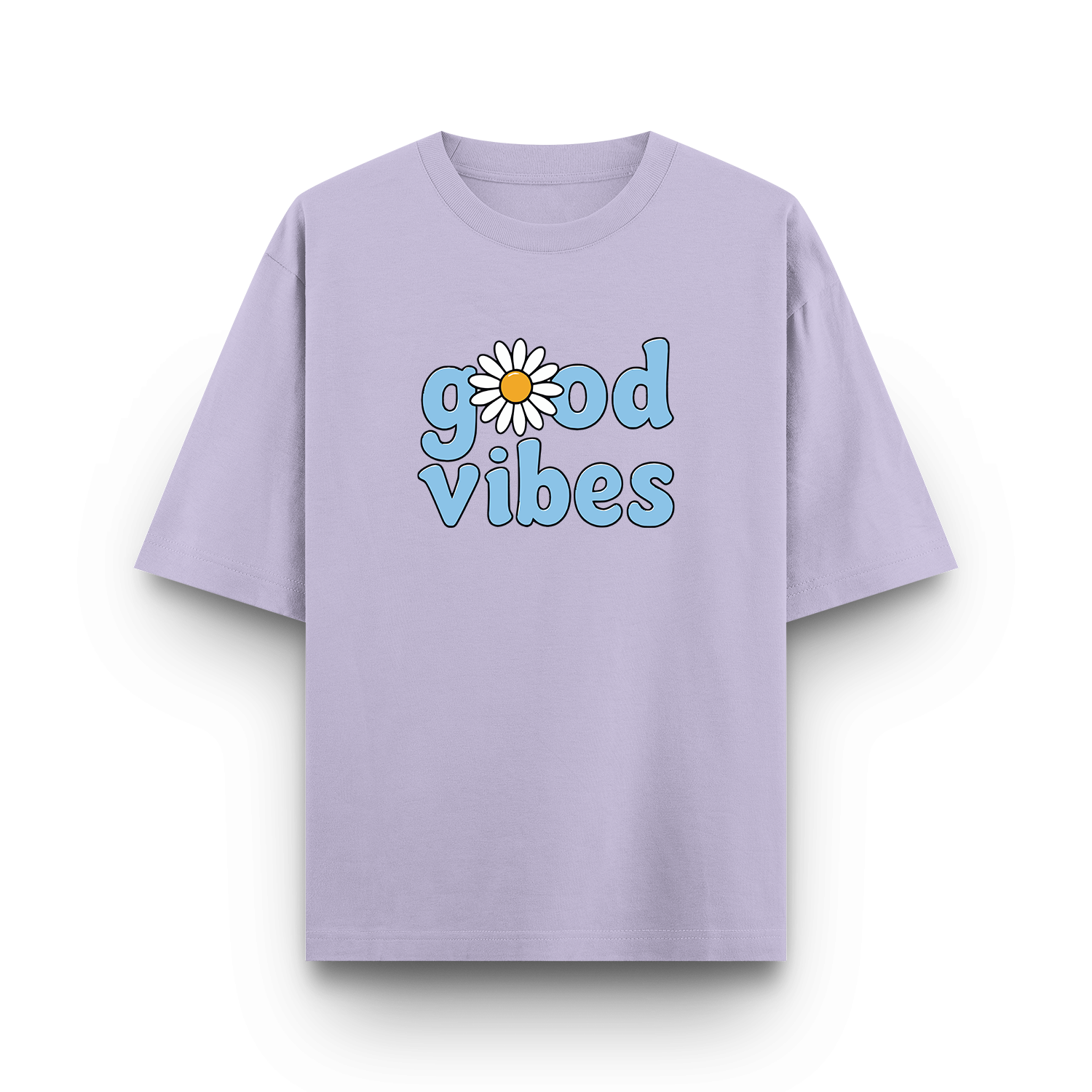 GOOD VIBES OVERSIZED T-SHIRT – PREMIUM COTTON