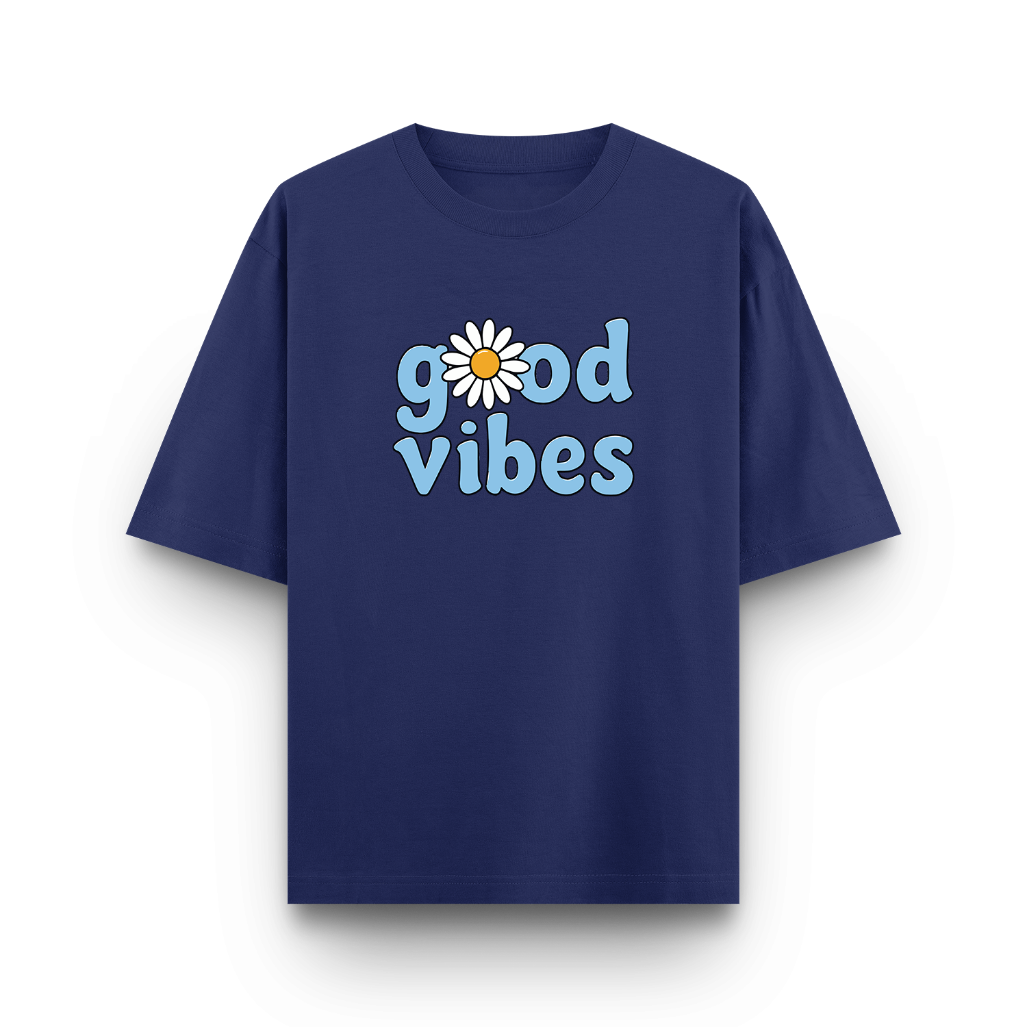 GOOD VIBES OVERSIZED T-SHIRT – PREMIUM COTTON