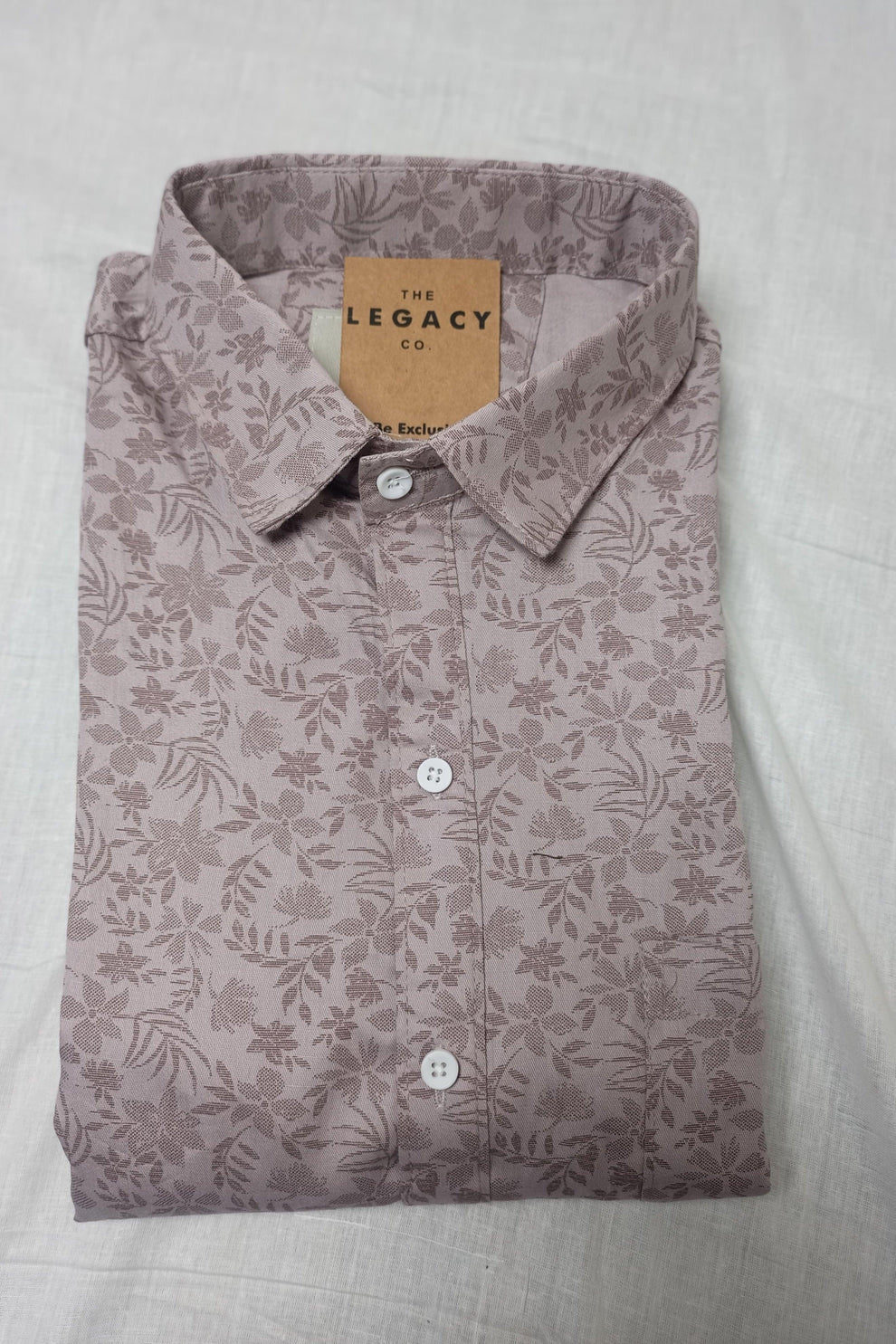 RED  FLOWER PRINTED SHIRT