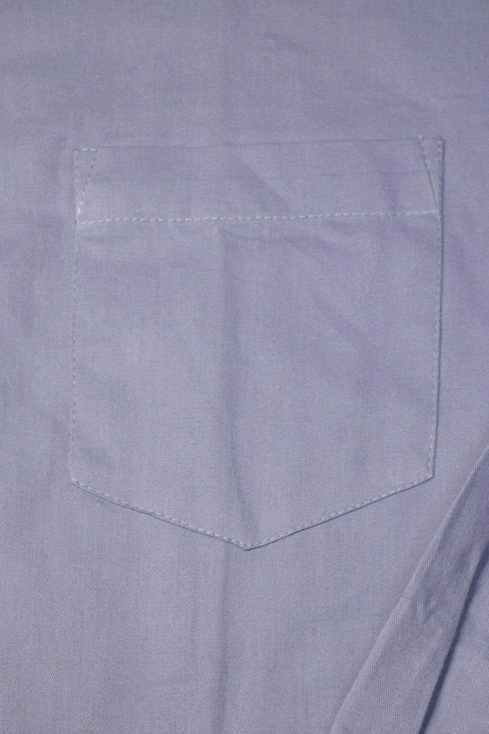 SEA BLUE COTTON SOLID SHIRTS FOR MEN