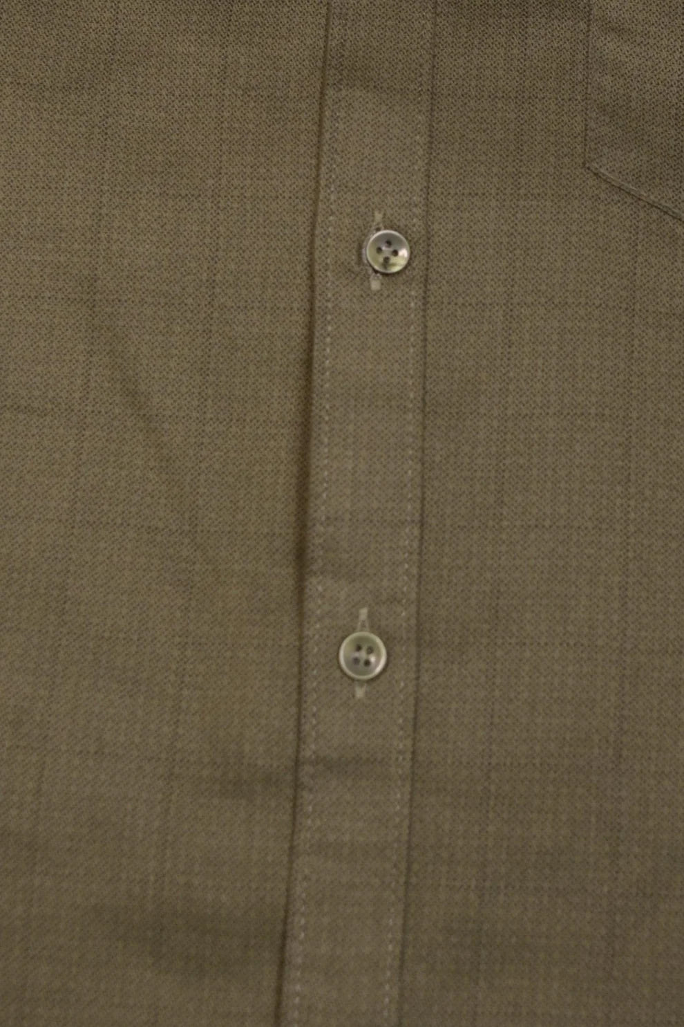 OLIVE GREEN COTTON SOLID SHIRTS FOR MEN