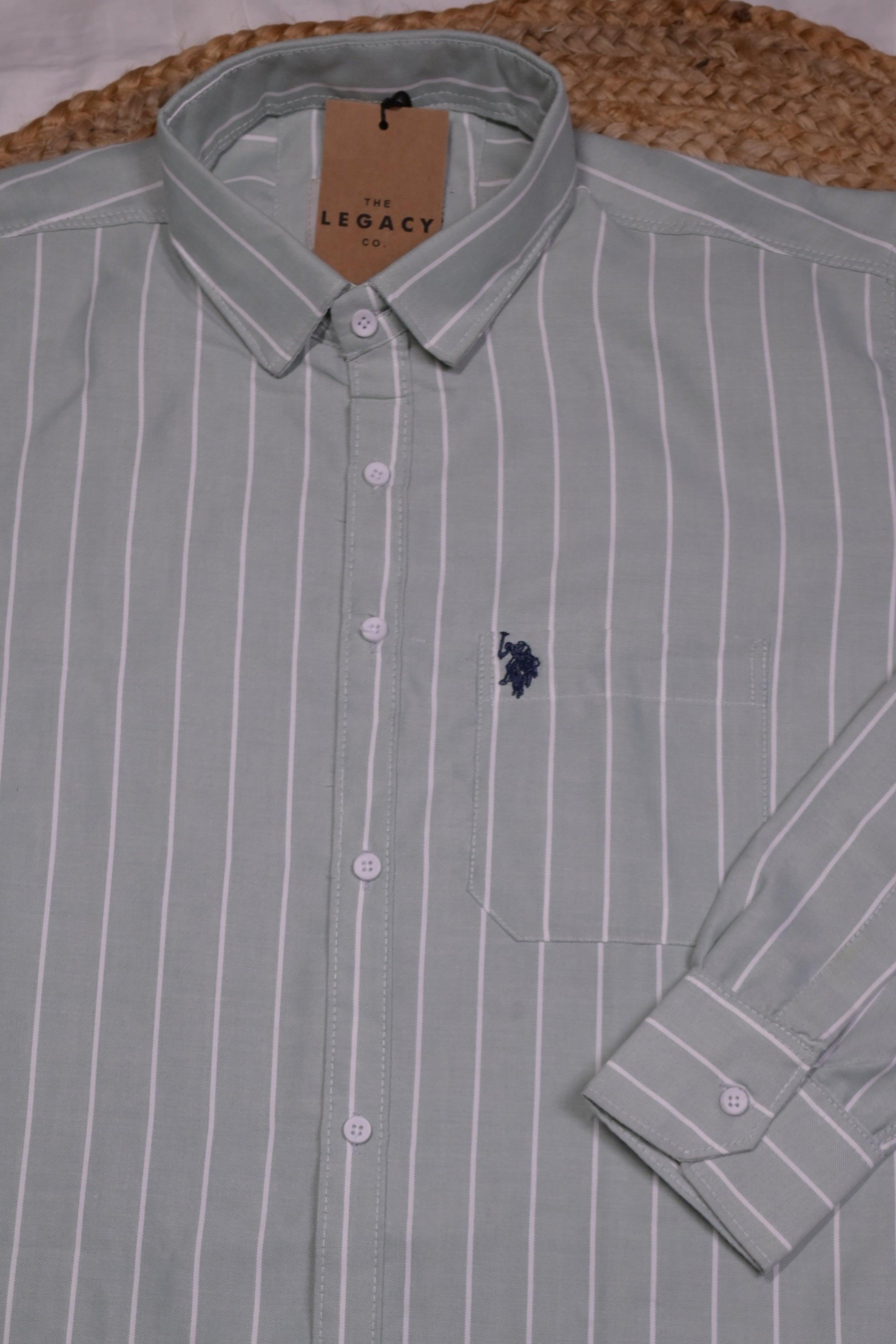 GREY STRIPES SHIRT
