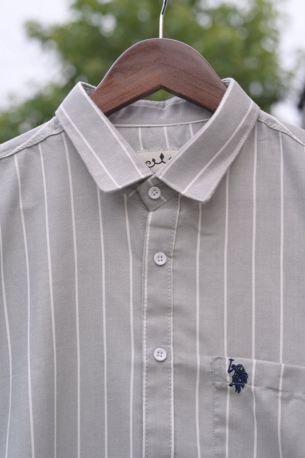 GREY STRIPES SHIRT
