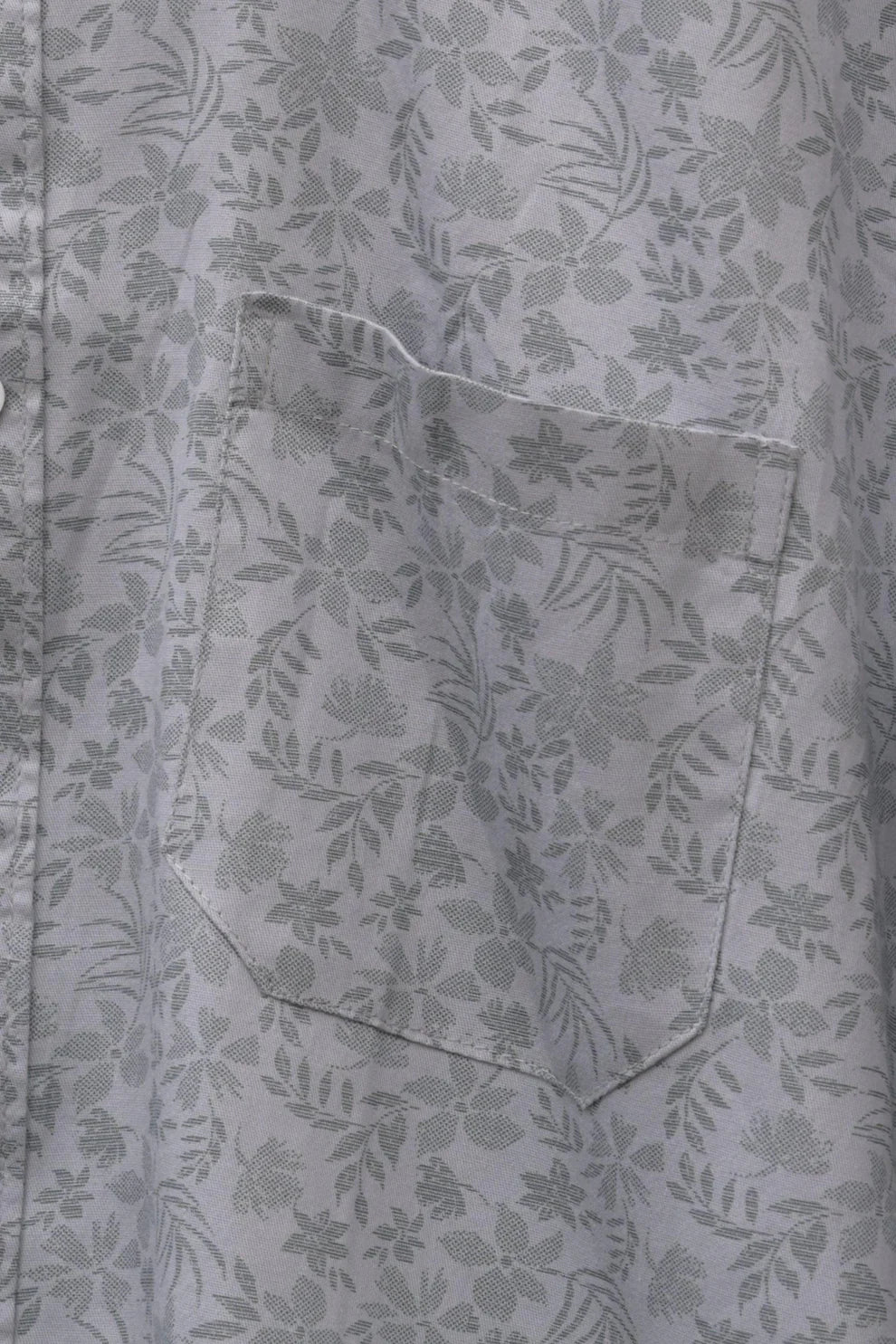 GRAYISH GREEN FLOWER PRINTED SHIRT