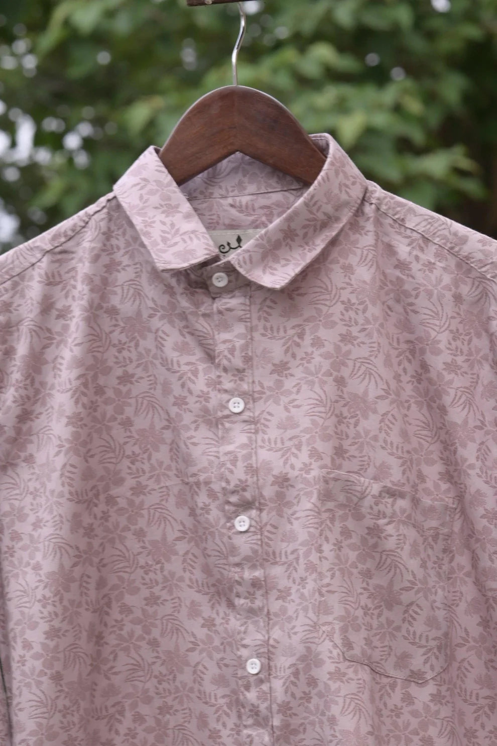 RED  FLOWER PRINTED SHIRT