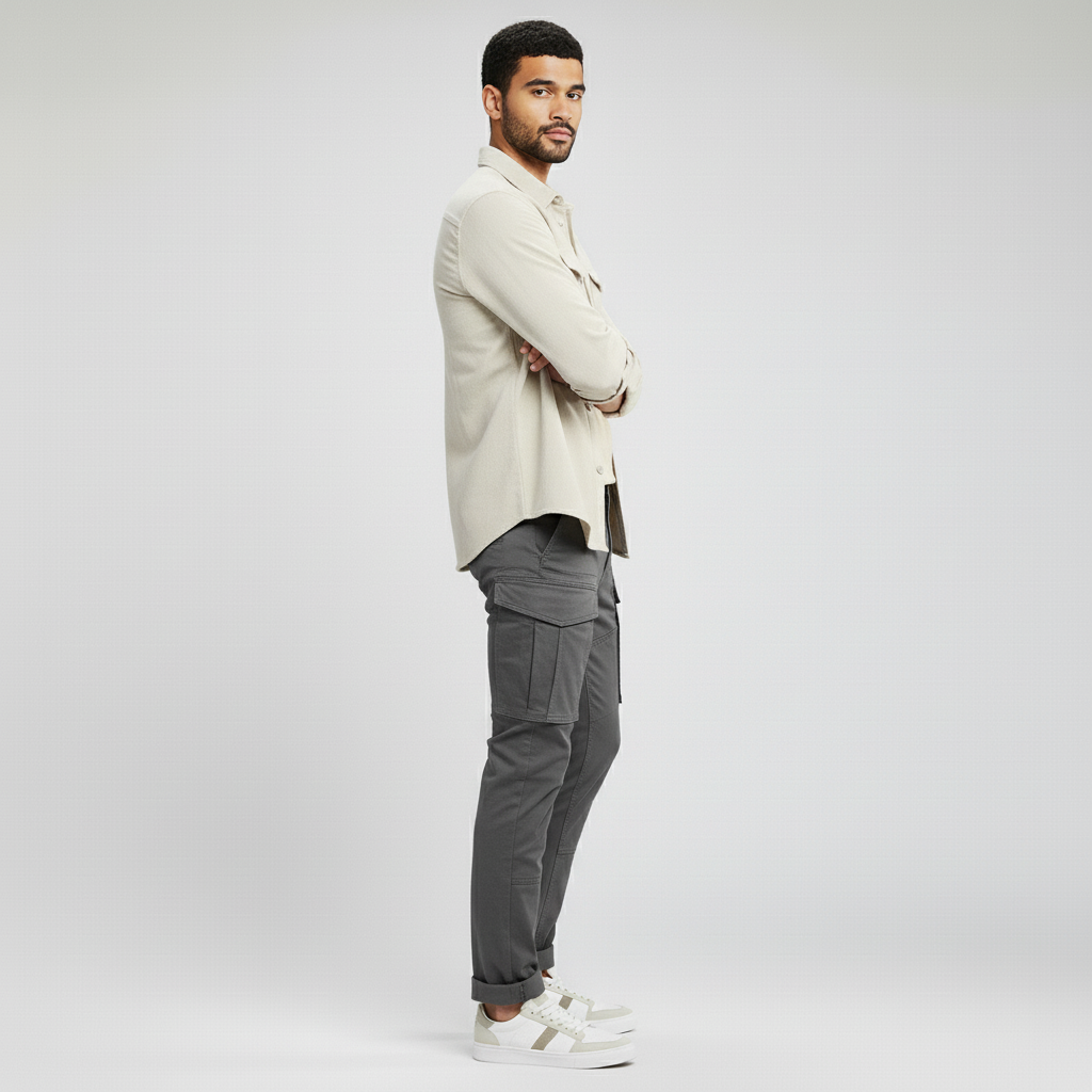 Six Pocket Regular Fit Cargo Pant