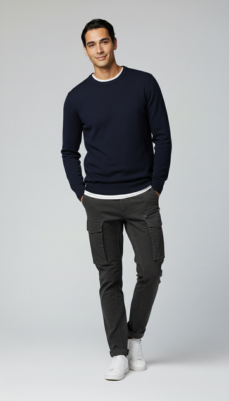 Six Pocket Regular Fit Cargo Pant