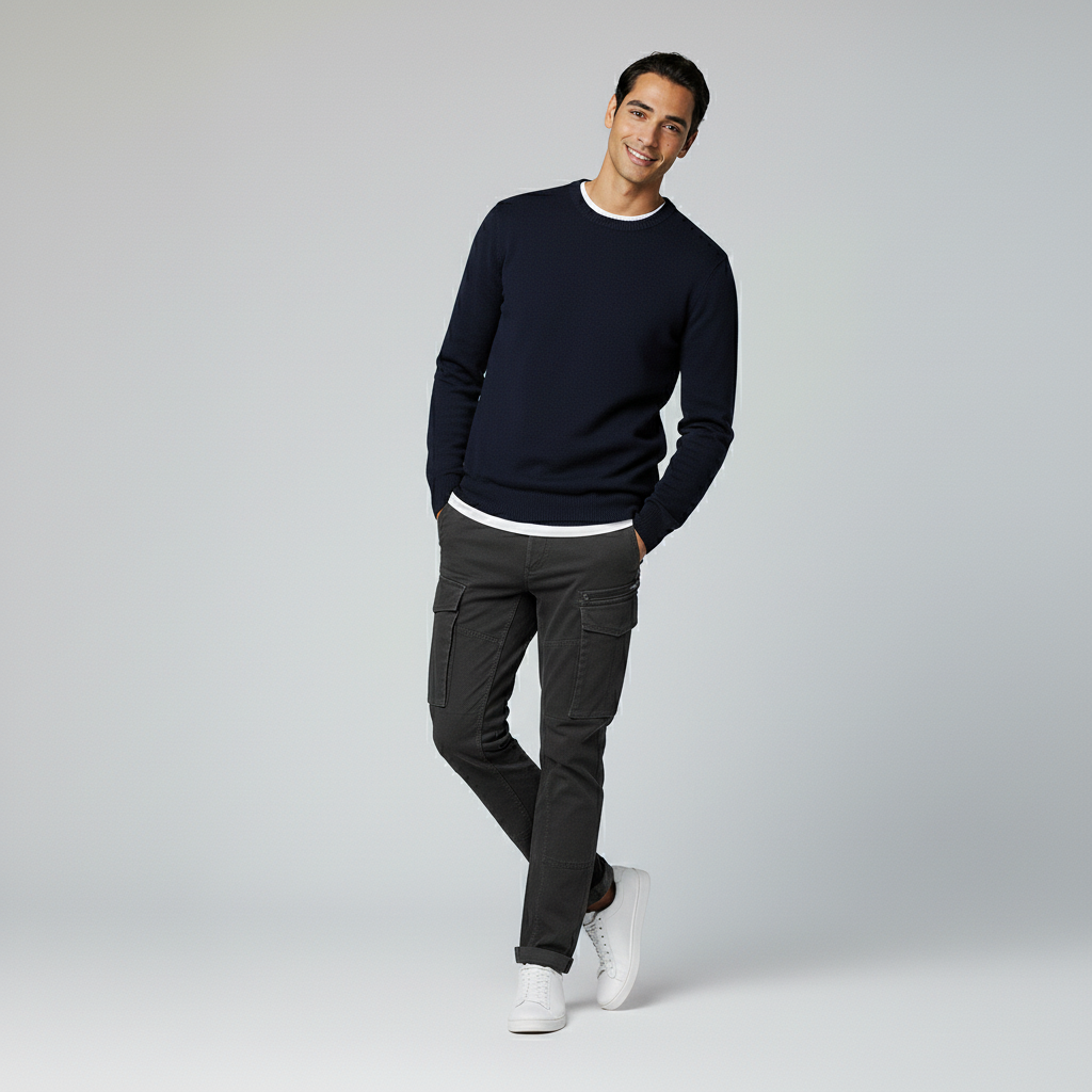 Six Pocket Regular Fit Cargo Pant