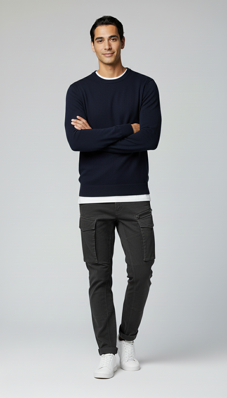 Six Pocket Regular Fit Cargo Pant