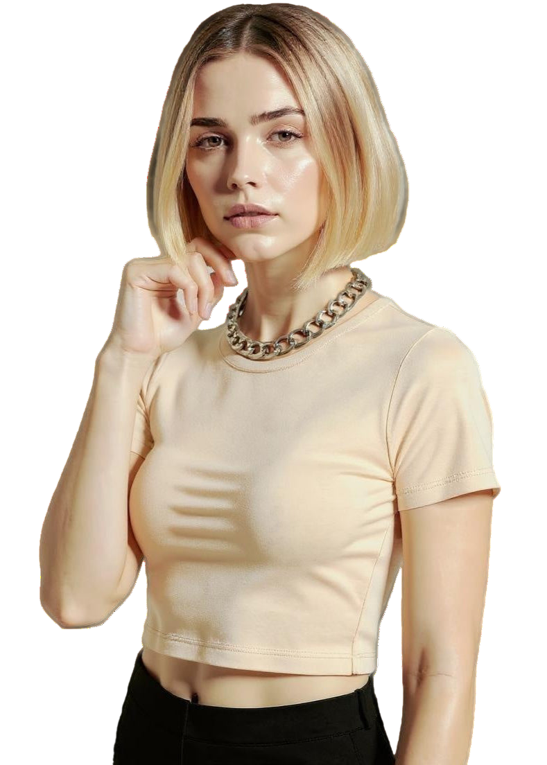 Cotton Crop Top for Women – Cropped & Comfy Fit