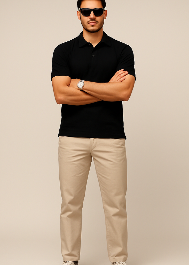 Black Polo Full Body