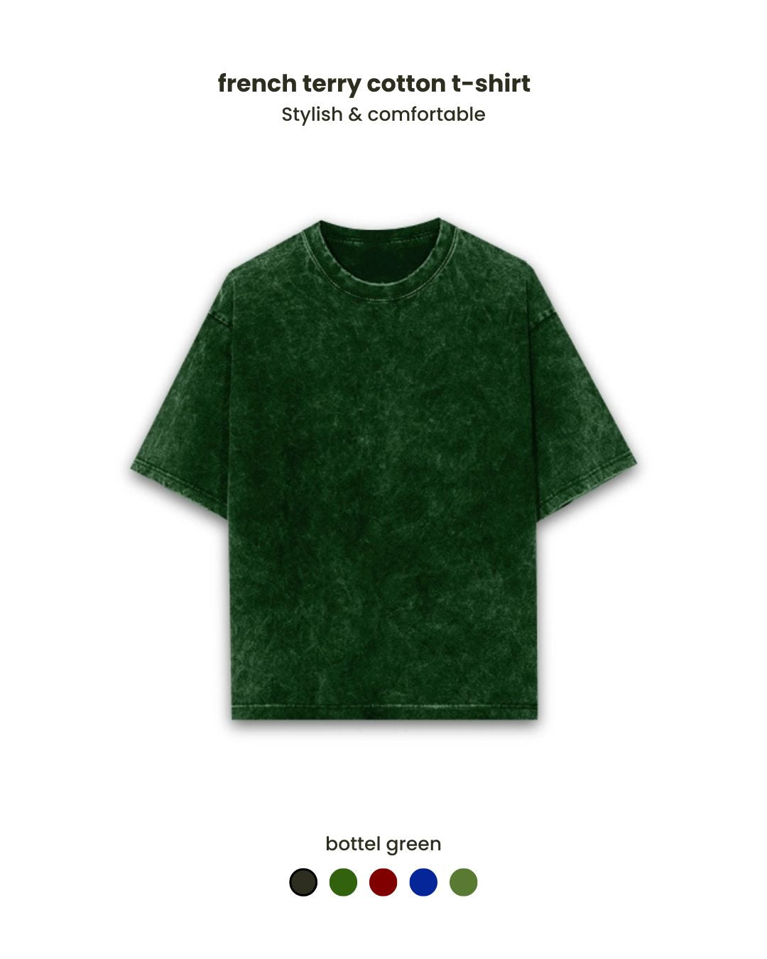 Luxury acid washed unisex 240 GSM  Oversized T-shirt