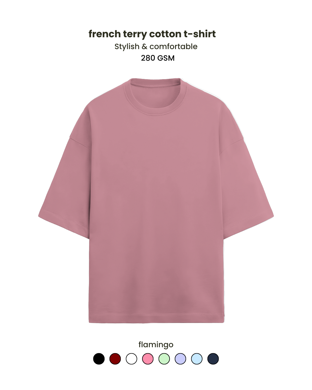 Premium cotton unisex 280 GSM  Oversized T-shirt