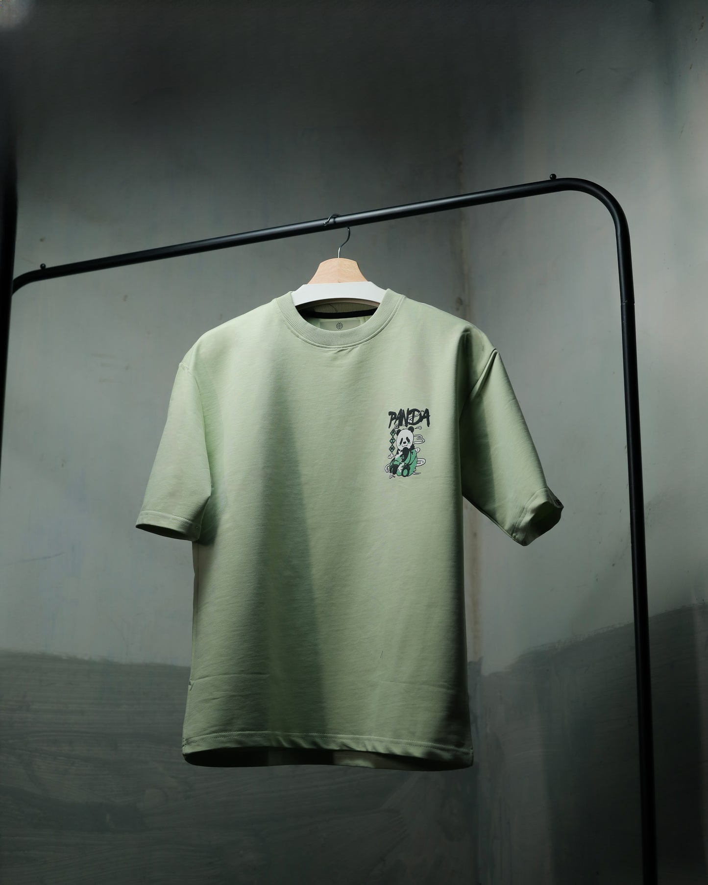 Panda Pista Green Oversized T-shirt