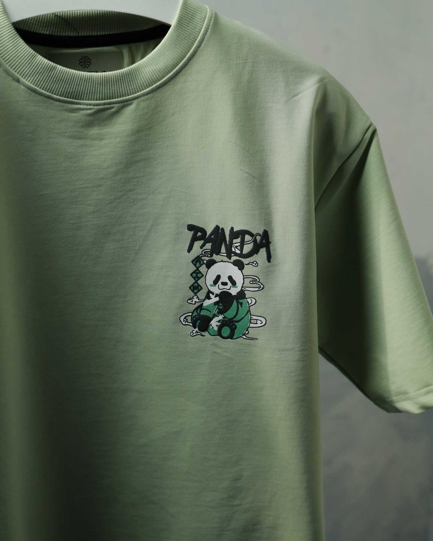 Panda Pista Green Oversized T-shirt