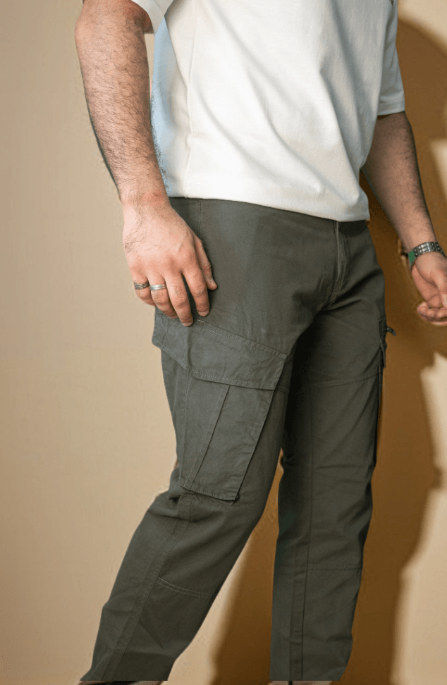 GREY CARGO PANT