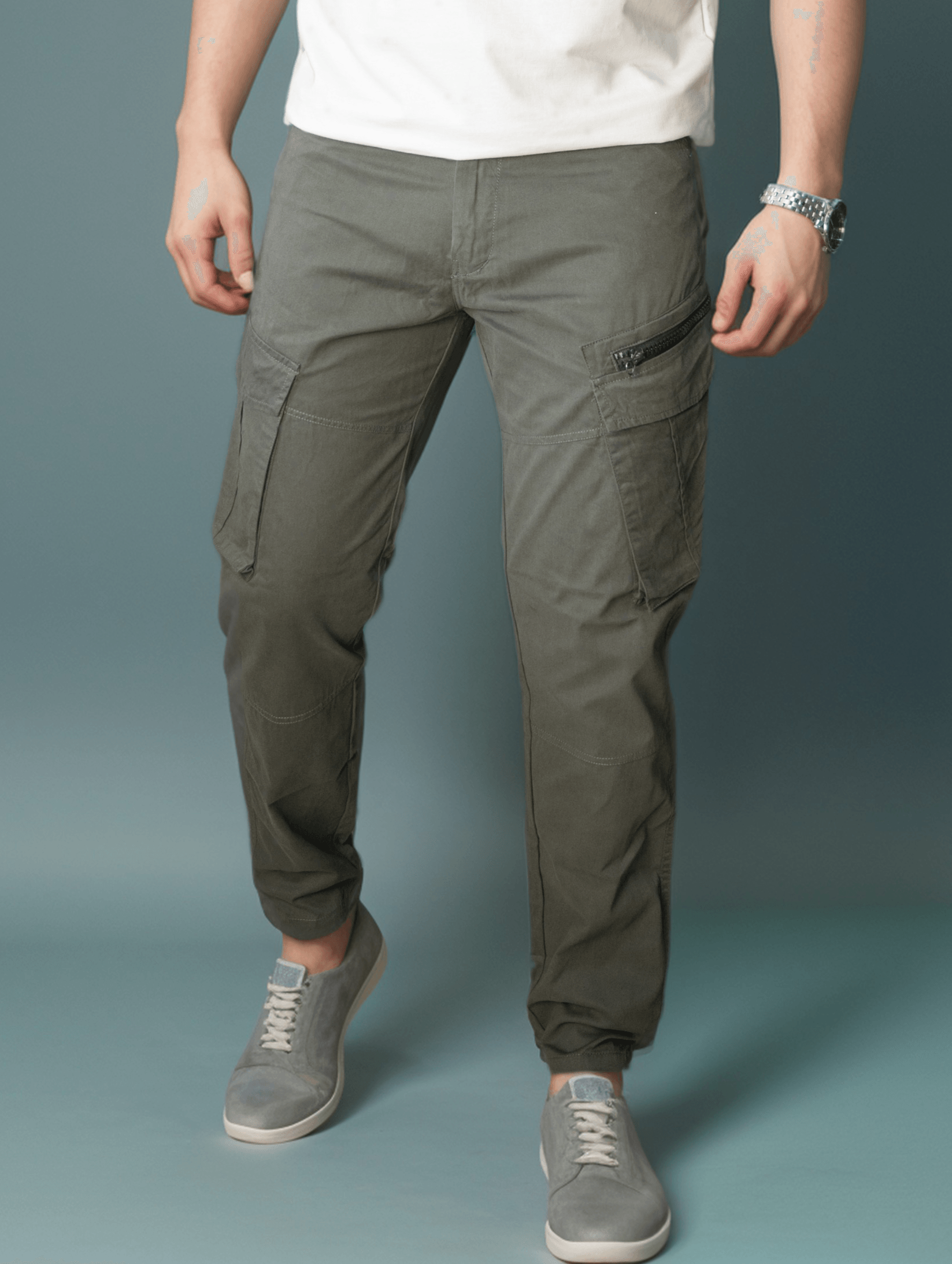 GREY CARGO PANT