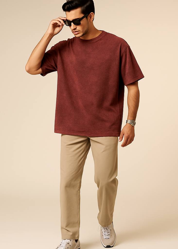 Maroon Acid Washed Full Body