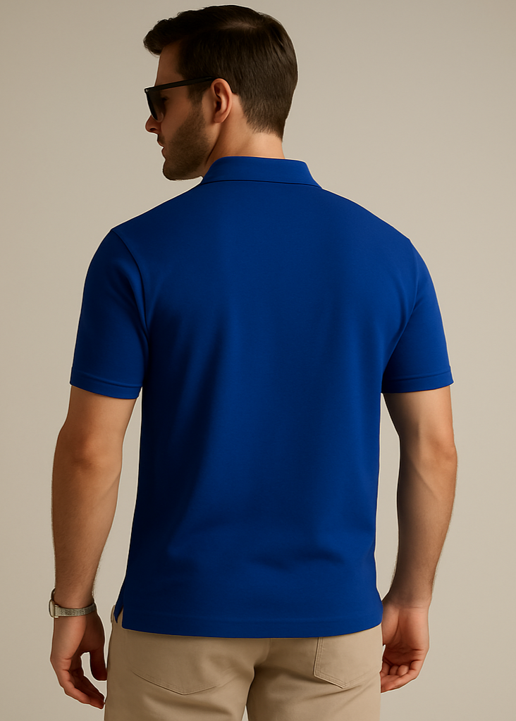 Royal Blue Polo Back