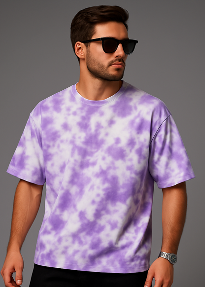 White Lavender Tie Dye Studio Front