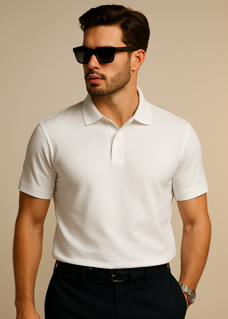 White Polo Front