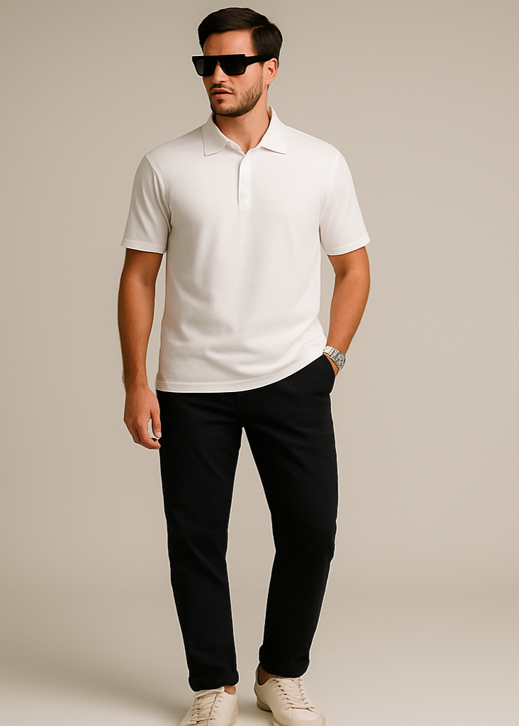 White Polo Full Body