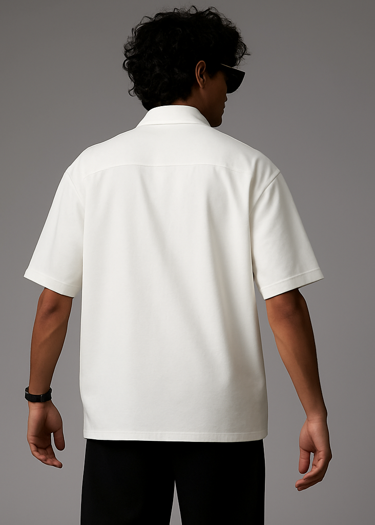 White Shirt Back View