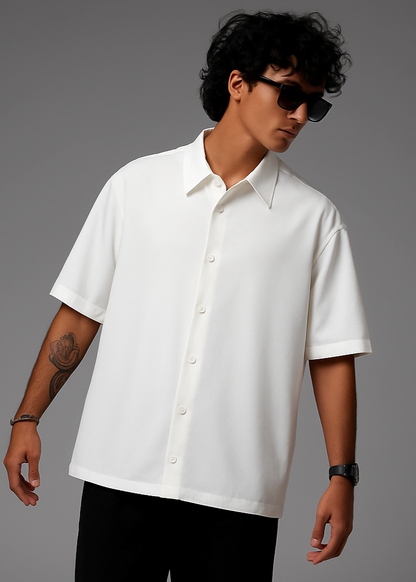 White Shirt with Dark Pants